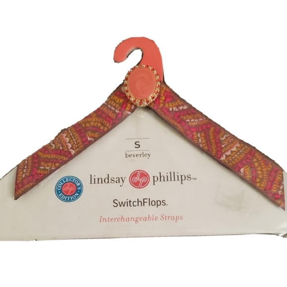 Lindsay Philips Coral pink mustard S interchangeable strap NWT - Picture 1 of 3